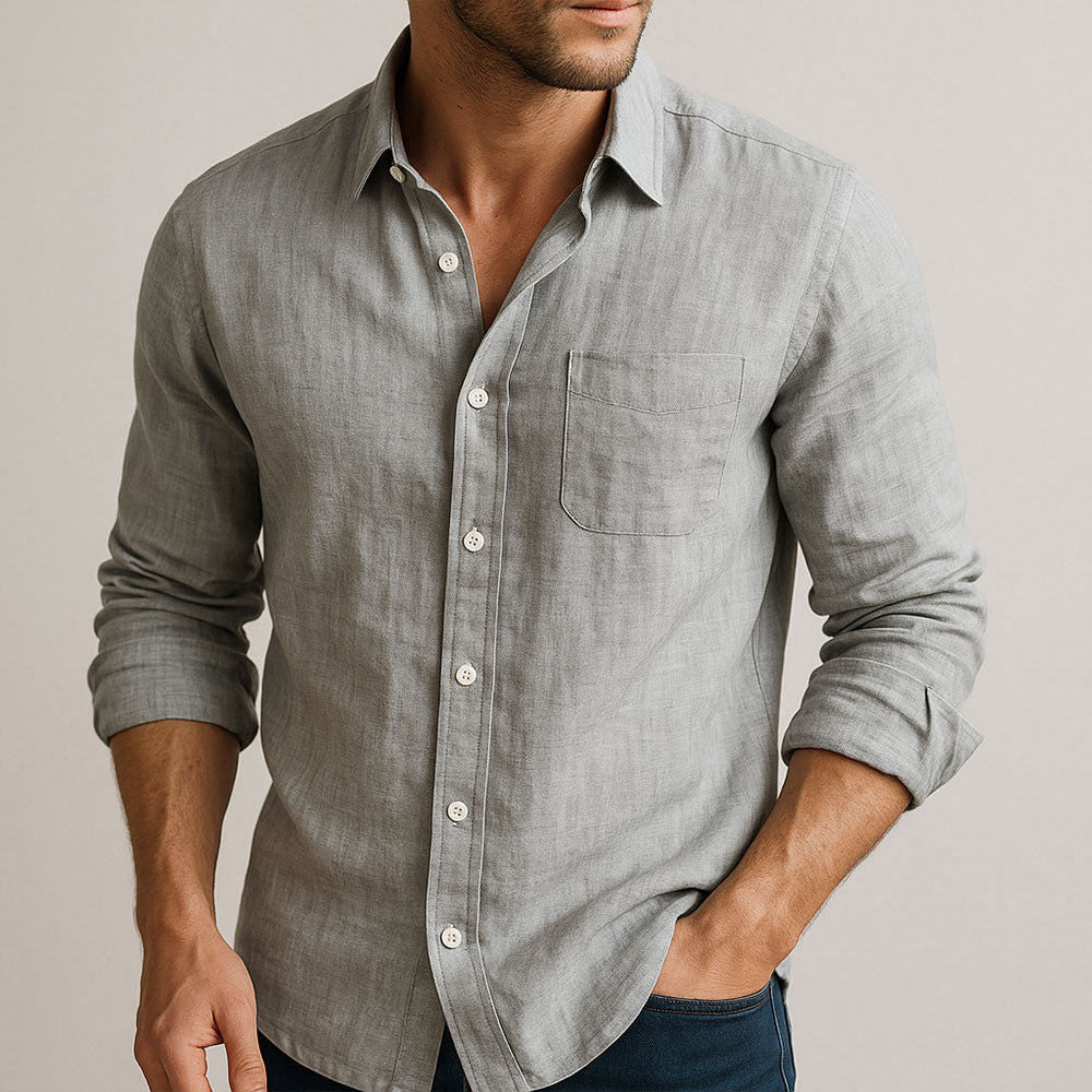 Grayson – Refined Long-Sleeve Polo
