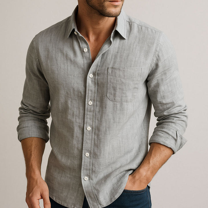 Grayson – Refined Long-Sleeve Polo
