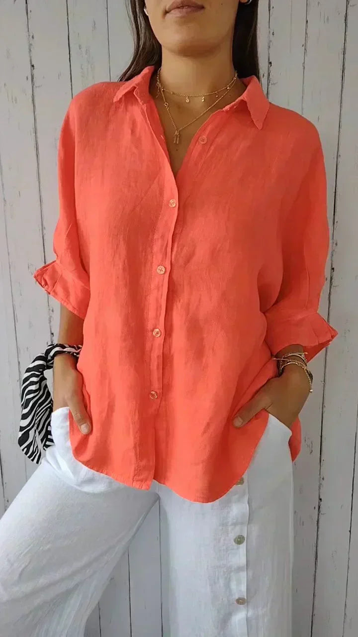 Hannah – Timeless Button-Up Shirt