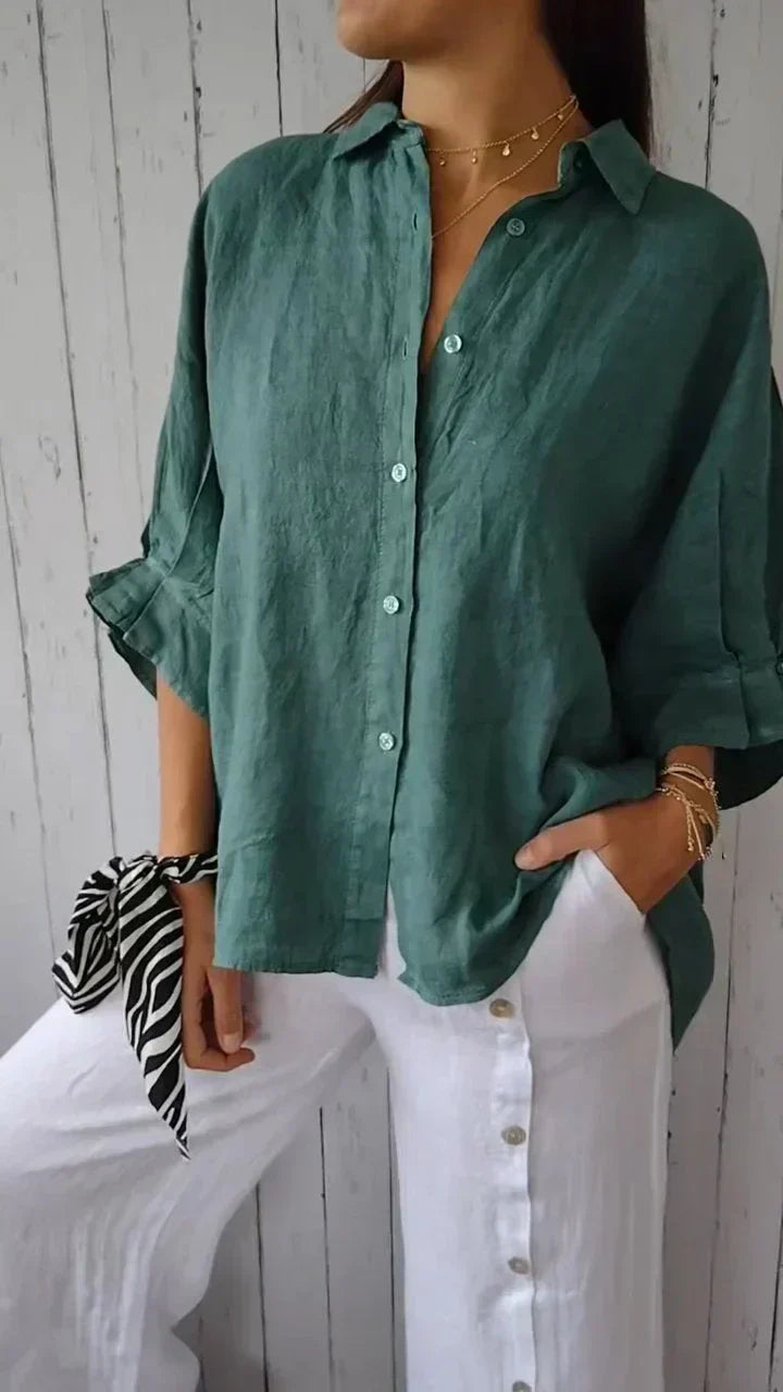 Hannah – Timeless Button-Up Shirt