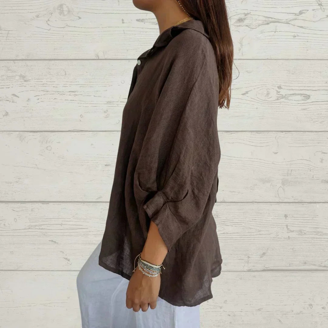 Hannah – Timeless Button-Up Shirt