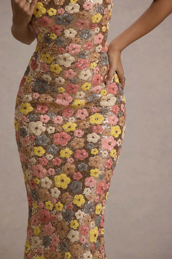 Selene – Pastel Glow Maxi Dress