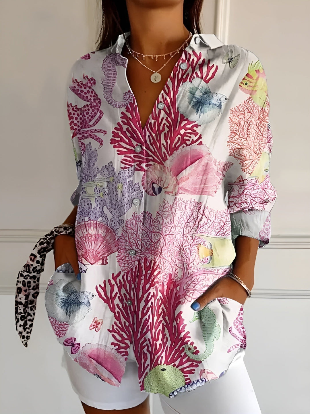 Julia – Soft Bloom Everyday Blouse